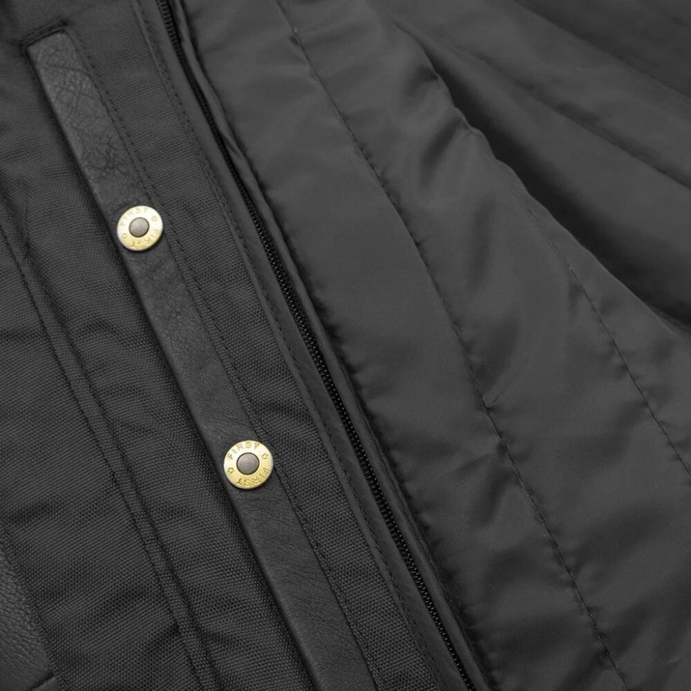 Commuter Men's Motorcycle Leather Jacket - Picture 4 of 5